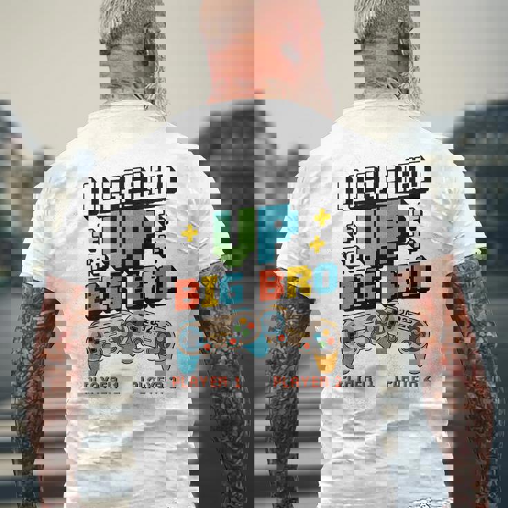 キッズ Leveled Up Big Bro 2025 ビッグブラザー幼児に昇格 メンズTシャツ バックプリント 高齢者への贈り物