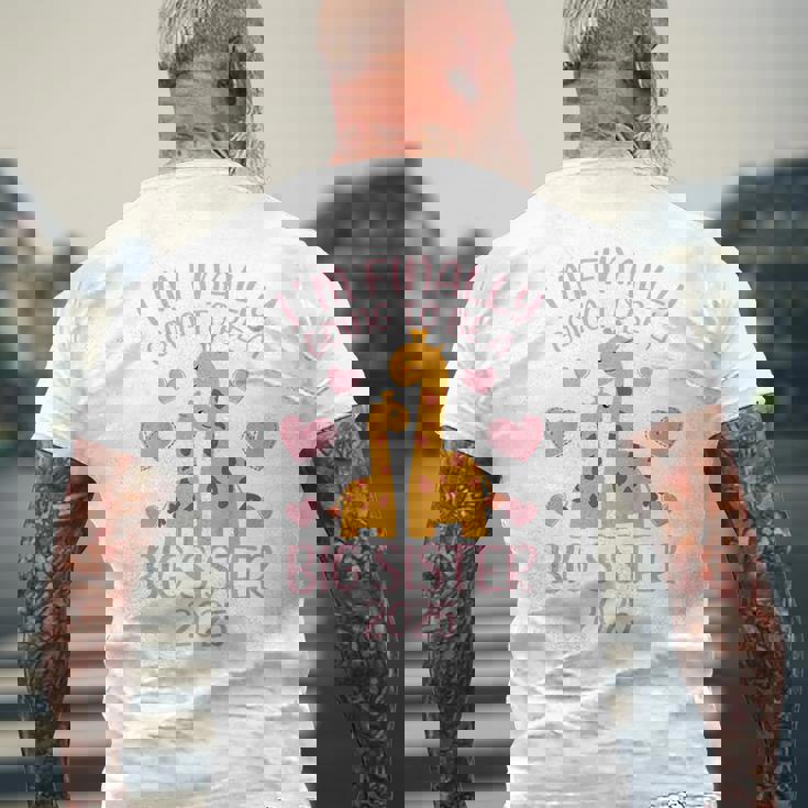 キッズ キリン、ついにお姉ちゃんになります2025 メンズTシャツ バックプリント 高齢者への贈り物