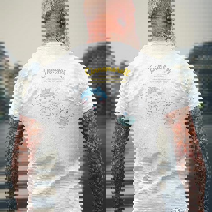 キッズ シナモロール ハピネスマイルーム メンズTシャツ バックプリント 高齢者への贈り物