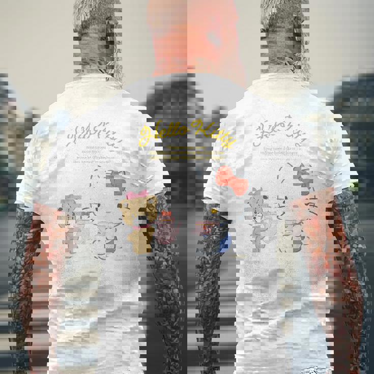 キッズ ハローキティ ハピネスマイルーム メンズTシャツ バックプリント 高齢者への贈り物