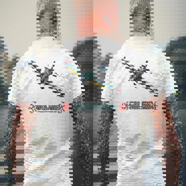 キッズ 第2次世界大戦 日本軍戦闘機 零式艦上戦闘機 メンズTシャツ バックプリント 高齢者への贈り物
