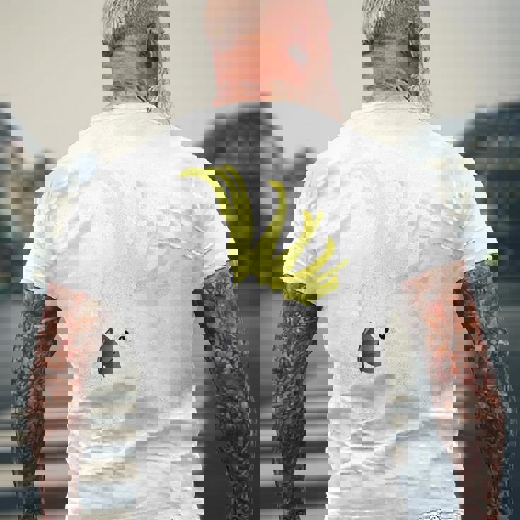 キバタン メンズTシャツ バックプリント 高齢者への贈り物