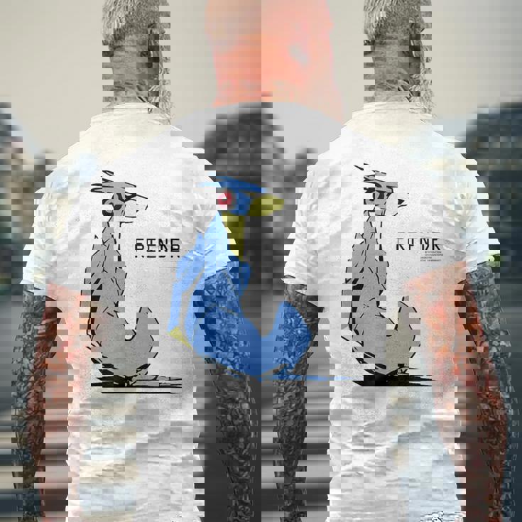 キャシャーン I メンズTシャツ バックプリント 高齢者への贈り物