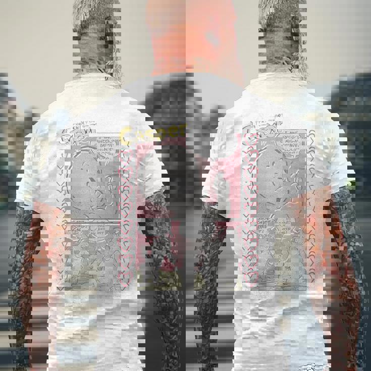 キャスパー・ザ・フレンドリー・ゴースト バレンタインデー コミック メンズTシャツ バックプリント 高齢者への贈り物