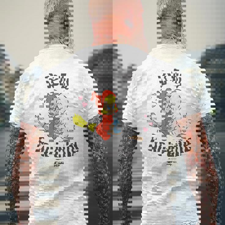 キャスパー・ザ・フレンドリー・ゴースト バレンタインデー ブーレンティン メンズTシャツ バックプリント 高齢者への贈り物