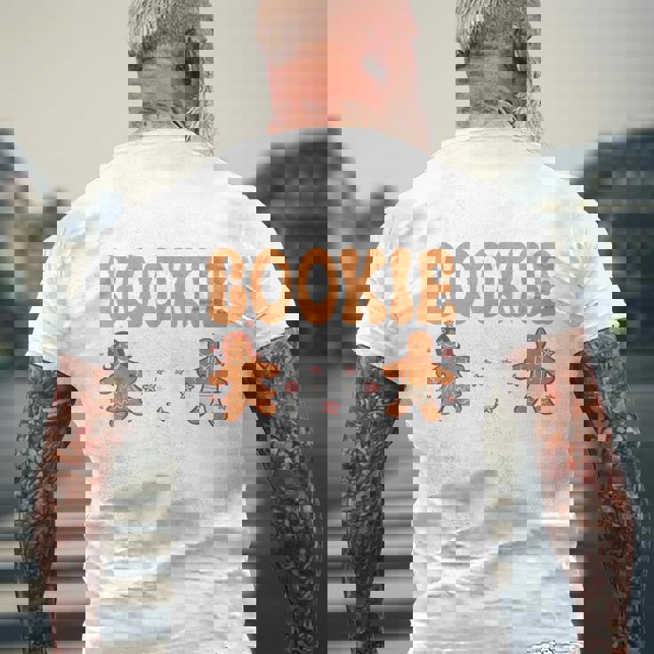 クリスマス認定クッキーテスタースタイル メンズTシャツ バックプリント 高齢者への贈り物