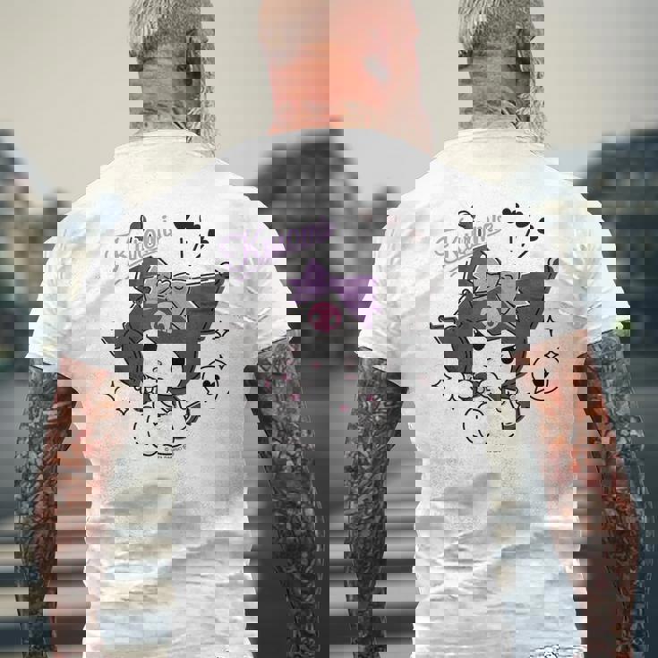 クロミ オシャレチェック ダークカラー メンズTシャツ バックプリント 高齢者への贈り物