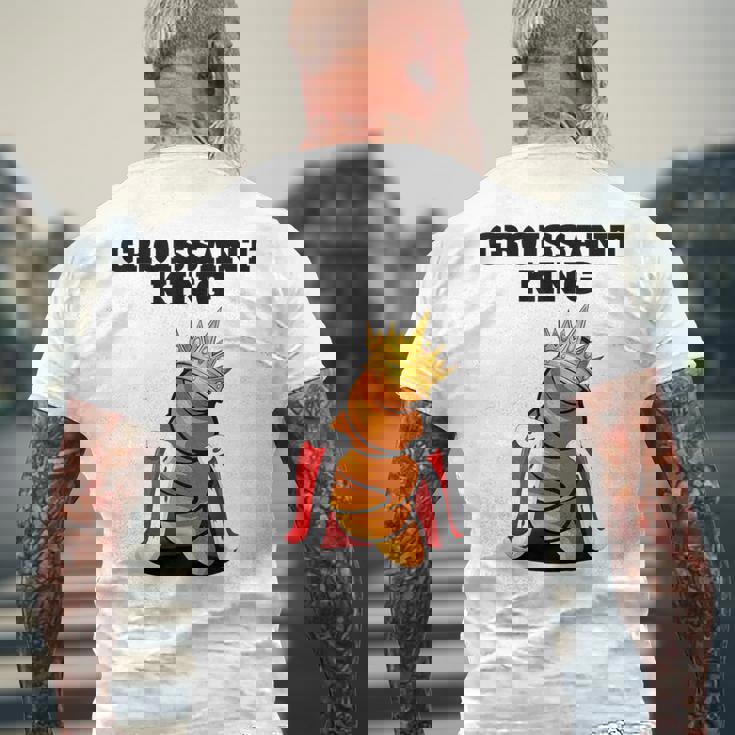 クロワッサンキング メンズTシャツ バックプリント 高齢者への贈り物