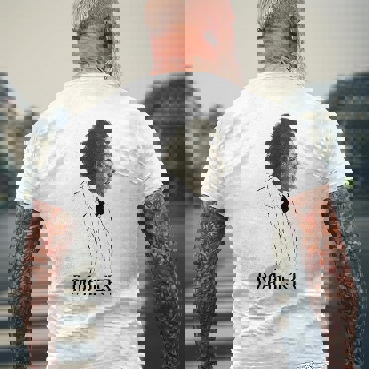 グスタフ・マーラーtシャツ メンズTシャツ バックプリント 高齢者への贈り物