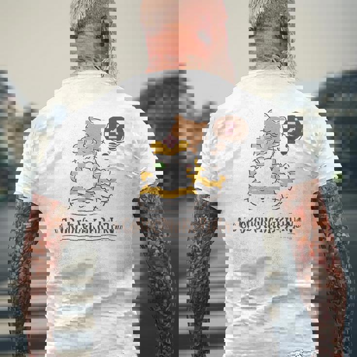 コロコロクリリン すやすや メンズTシャツ バックプリント 高齢者への贈り物