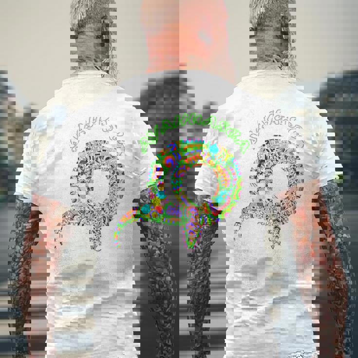 サイケデリック Dmt アヤワスカの蛇 スピリチュアルな神聖幾何学。 長袖tシャツ メンズTシャツ バックプリント 高齢者への贈り物