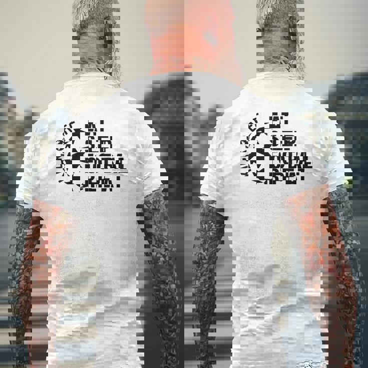 サッカー おもしろ ロゴ フットボール おしゃれ クール メンズTシャツ バックプリント 高齢者への贈り物