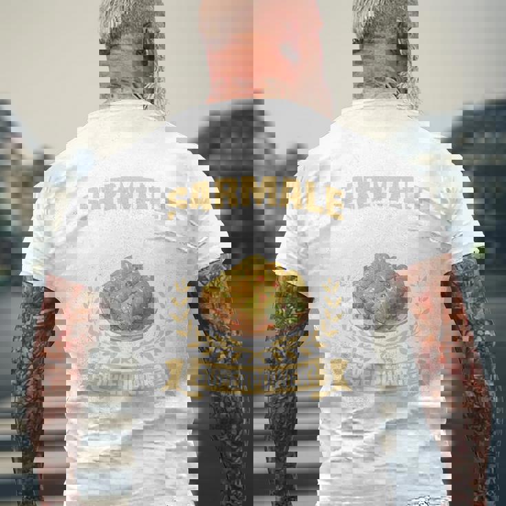 サルマレ好き セルビアン I Makearmale Disappearルーマニア料理 長袖tシャツ メンズTシャツ バックプリント 高齢者への贈り物