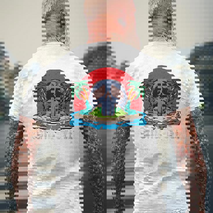 サンタクルーズ カリフォルニア ヴィンテージ レトロ 長袖tシャツ メンズTシャツ バックプリント 高齢者への贈り物