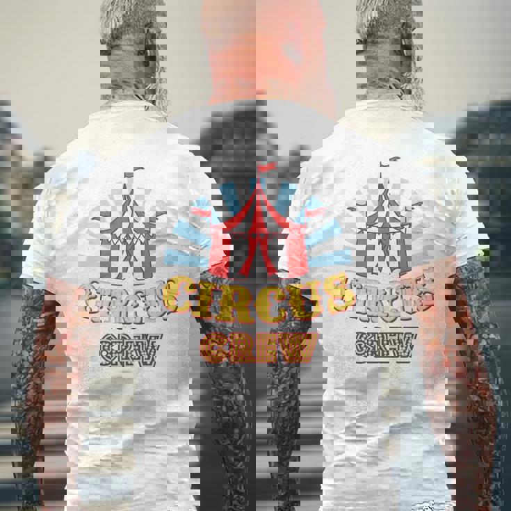 サーカスクルー–楽しいカラフルな大人&キッズグラフィックデザイン 長袖tシャツ メンズTシャツ バックプリント 高齢者への贈り物