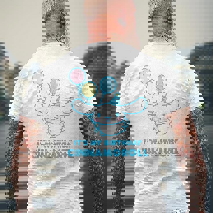 シナモロール It's My Birthday メンズTシャツ バックプリント 高齢者への贈り物