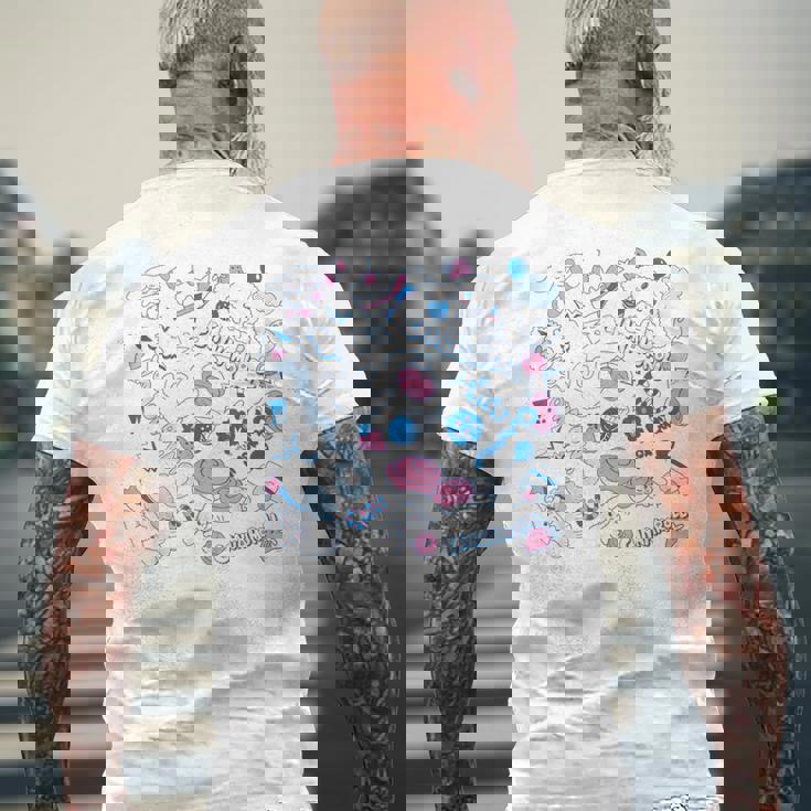 シナモロール Usデザイン 手描き風 メンズTシャツ バックプリント 高齢者への贈り物