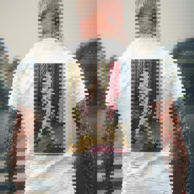 シンディ・ローパー Usポップシンガー 1993年 写真撮影 メンズTシャツ バックプリント 高齢者への贈り物