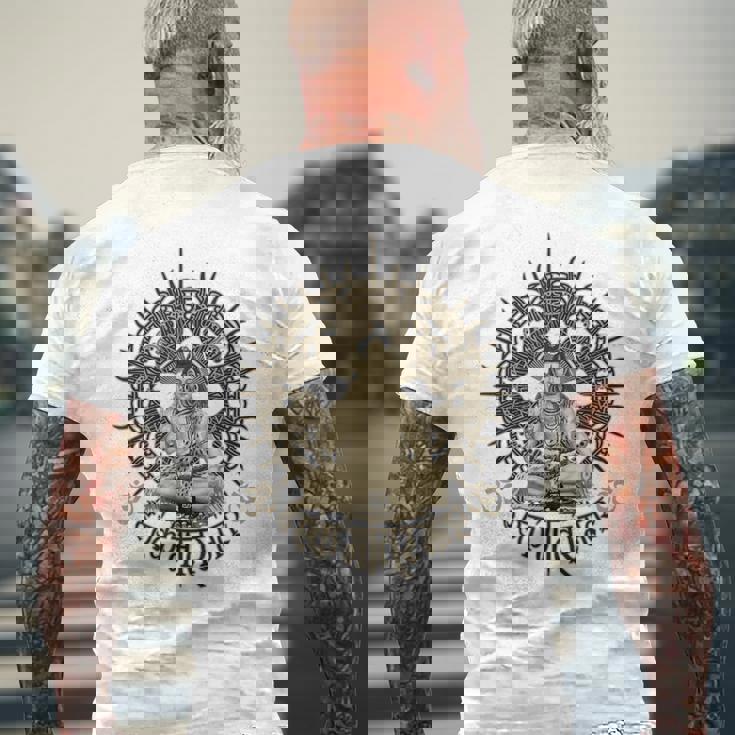 シヴァ ゴア サイトランス サイケデリック Om メンズTシャツ バックプリント 高齢者への贈り物