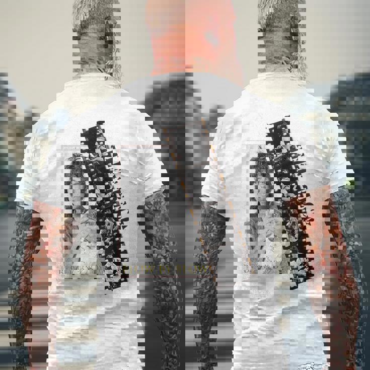 ジェフベック_001 メンズTシャツ バックプリント 高齢者への贈り物