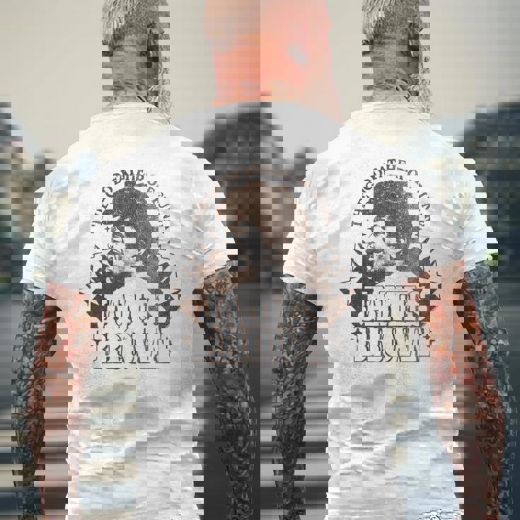 ジェームズ・ブラウン ファンクのゴッドファーザー メンズTシャツ バックプリント 高齢者への贈り物