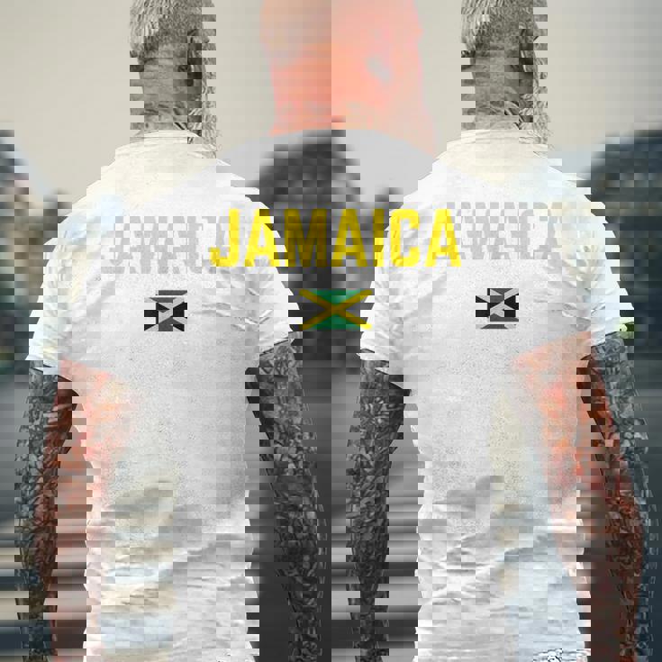 ジャマイカ 旗 大 国旗 メンズ レディース キッズ ジャマイカ メンズTシャツ バックプリント 高齢者への贈り物