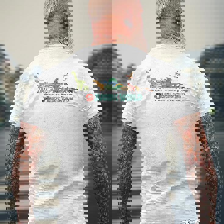 ジュラシック・ワールド Loose Illust メンズTシャツ バックプリント 高齢者への贈り物