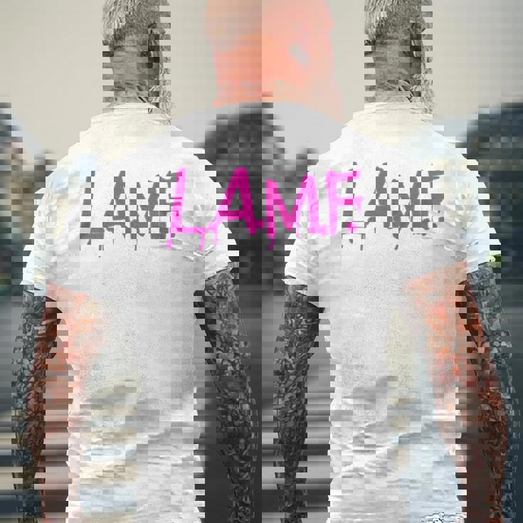 ジョニー・サンダース Lamf 長袖tシャツ メンズTシャツ バックプリント 高齢者への贈り物