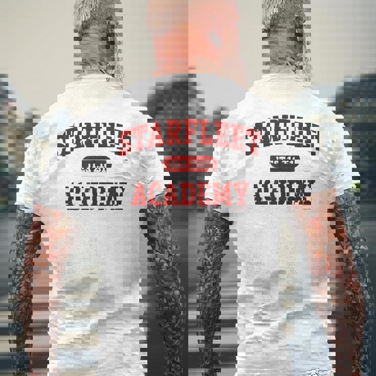 スタートレック スターフリートアカデミー Est2161 メンズTシャツ バックプリント 高齢者への贈り物