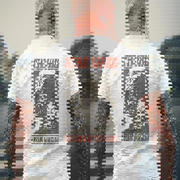 スター・ウォーズ クラシック ダース・ベイダー ジェダイの帰還 メンズTシャツ バックプリント 高齢者への贈り物