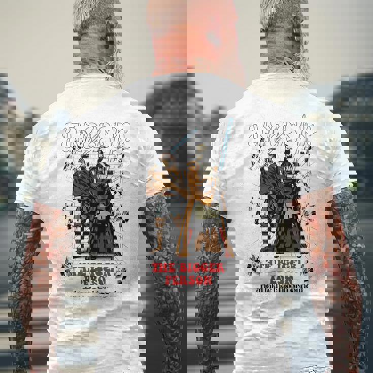 スター・ウォーズ クラシック テイク・ザ・ハイグラウンド アナキン&オビワン メンズTシャツ バックプリント 高齢者への贈り物