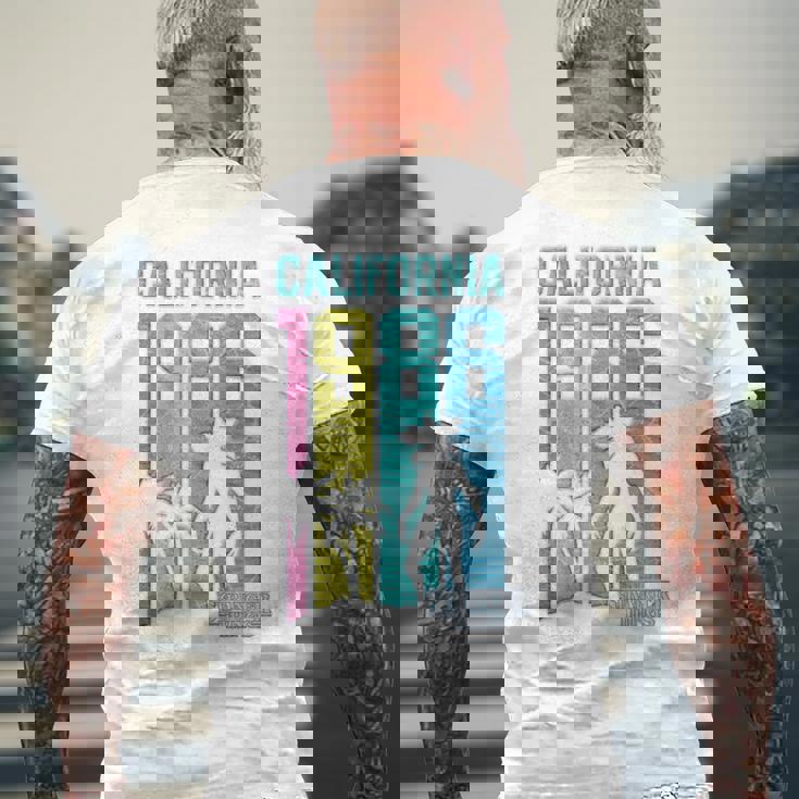 ストレンジャー・シングス デモゴルゴン カリフォルニア 1986年 ファン記念品 長袖tシャツ メンズTシャツ バックプリント 高齢者への贈り物