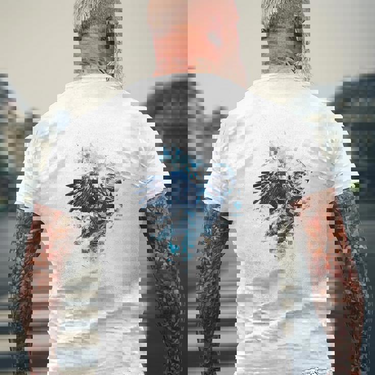 スペースイーグル アストロノート アドベンチャー メンズTシャツ バックプリント 高齢者への贈り物