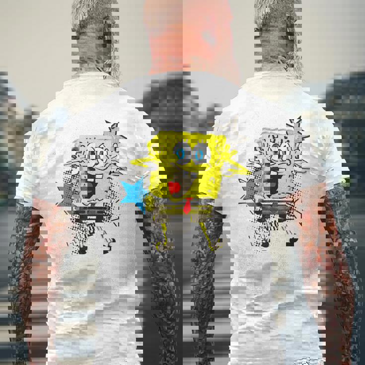 スポンジボブ スクエアパンツ スポンジボブee You メンズTシャツ バックプリント 高齢者への贈り物