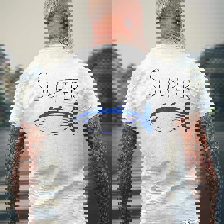 スーパー マグロ 魚 陸軍 友達 ギフト K-Pop メンズTシャツ バックプリント 高齢者への贈り物