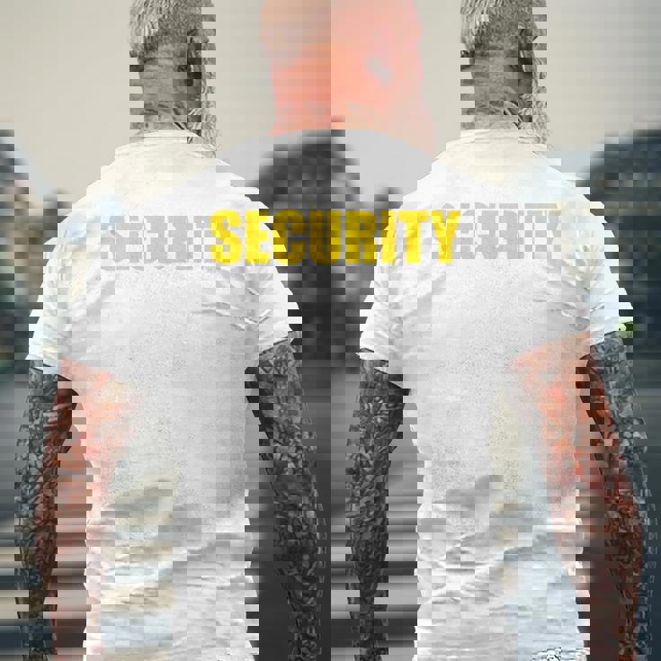 セキュリティ 背面のみ メンズTシャツ バックプリント 高齢者への贈り物