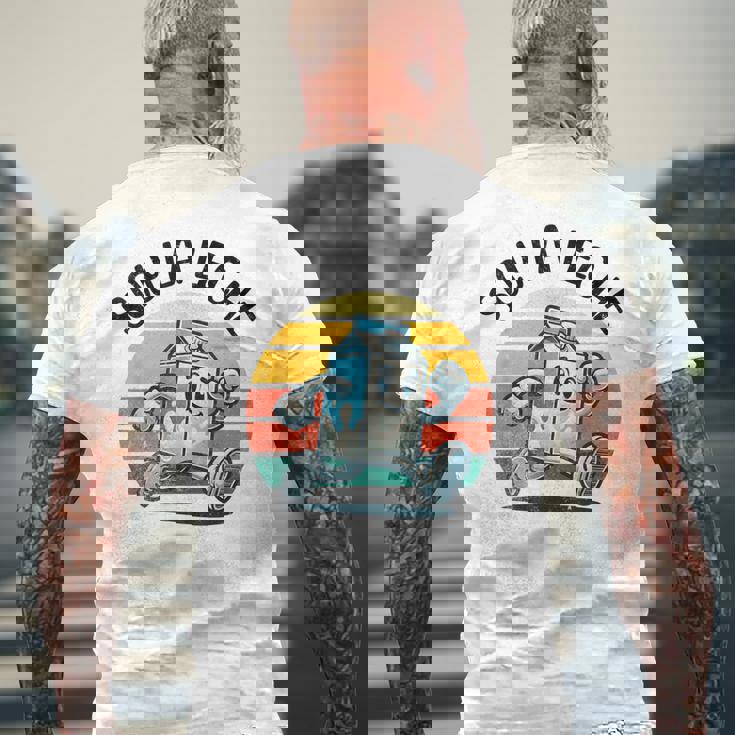 ソイ ラ レチェ ディベルティダ メンズTシャツ バックプリント 高齢者への贈り物