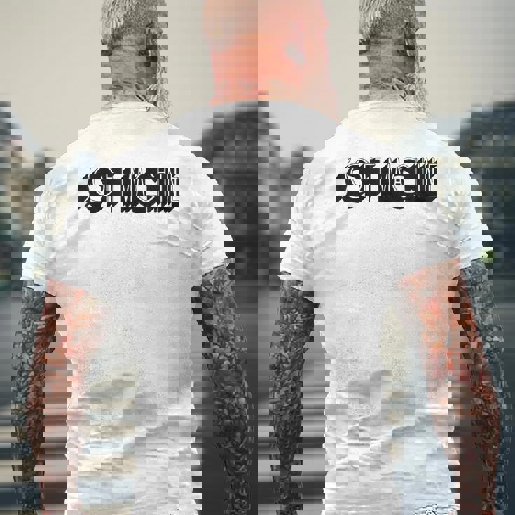 ソフトマシン メンズTシャツ バックプリント 高齢者への贈り物