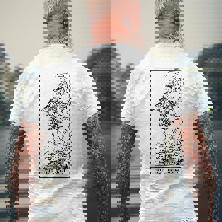 タロット・メジャー・アルカナ ザ・フール 長袖tシャツ メンズTシャツ バックプリント 高齢者への贈り物