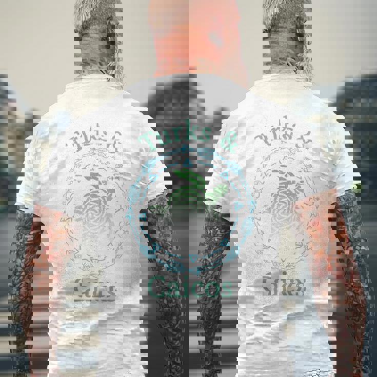 タークス・カイコス島 シャツ ヴィンテージ トライバル カメ 長袖tシャツ メンズTシャツ バックプリント 高齢者への贈り物