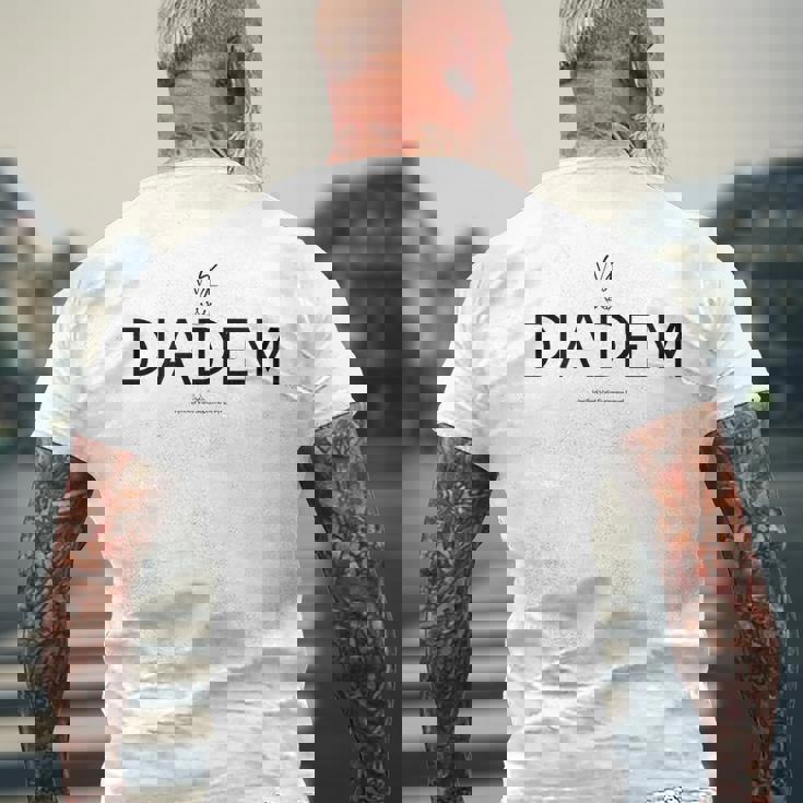 ダイアデム メンズTシャツ バックプリント 高齢者への贈り物