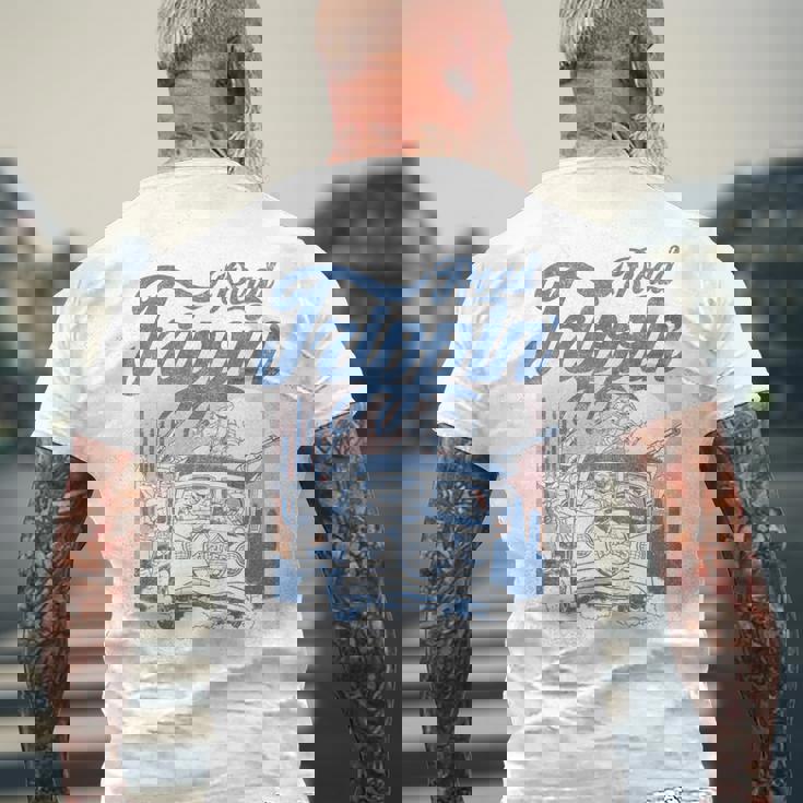 ティーンエイジ・ミュータント・ニンジャ・タートルズ ヴィンテージ・ロード・スクワッド メンズTシャツ バックプリント 高齢者への贈り物