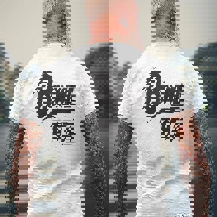 デヴィッド・ボウイ・ダイアモンド・ドッグス 1974 メンズTシャツ バックプリント 高齢者への贈り物