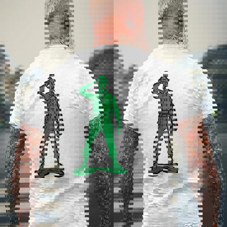 トイ・ソルジャー メンズTシャツ バックプリント 高齢者への贈り物