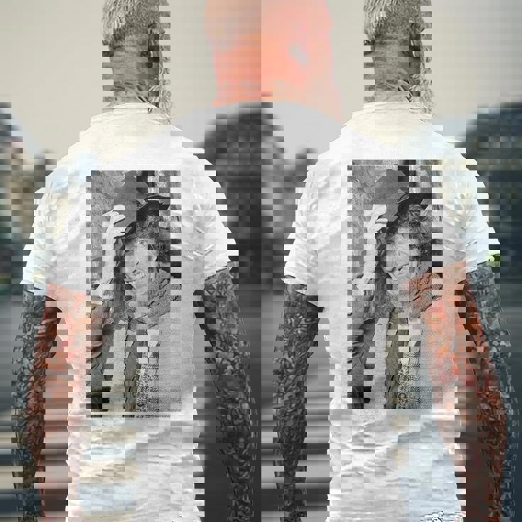 トム・ベイカー 4Th ドクター・フー 1975 メンズTシャツ バックプリント 高齢者への贈り物