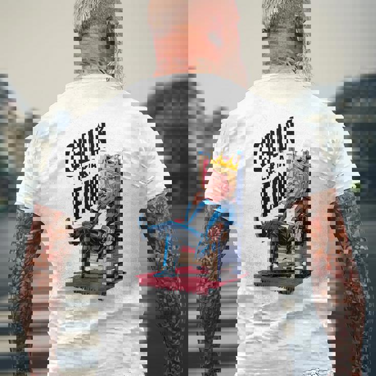 トランプ・サマー 2024 チリン・ライク・ア・フェロン・ファニー メンズTシャツ バックプリント 高齢者への贈り物