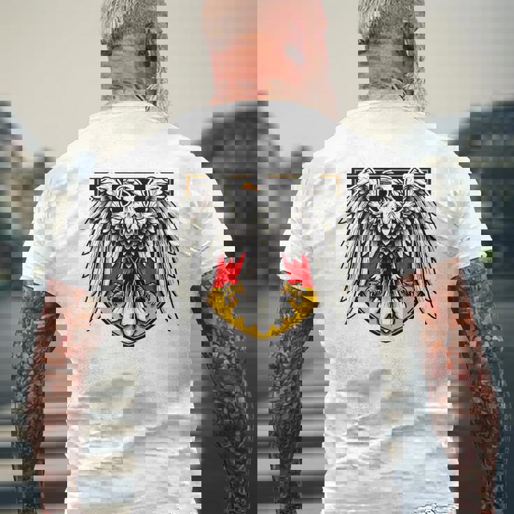 ドイツ鷲旗 ドイツ国旗 長袖tシャツ メンズTシャツ バックプリント 高齢者への贈り物