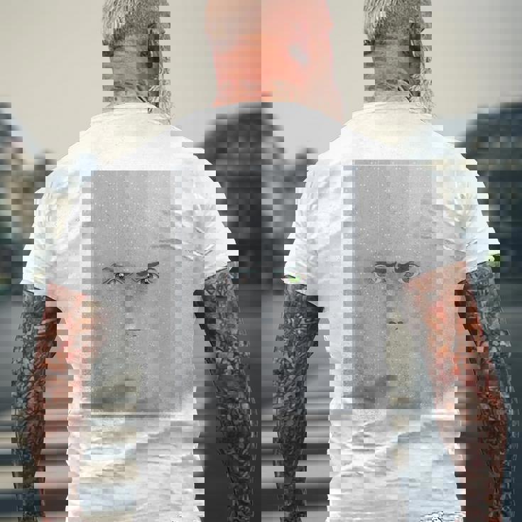 ドリミ4周年記念 壁（白華 時雨） メンズTシャツ バックプリント 高齢者への贈り物