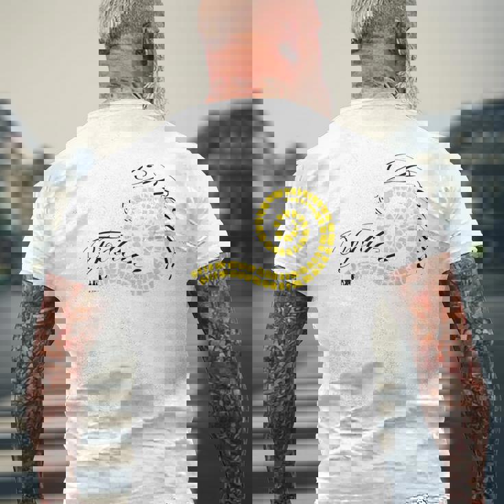 ドロシー Tin Man Cowardlycarecrow ワンダフル オズの魔法使い メンズTシャツ バックプリント 高齢者への贈り物