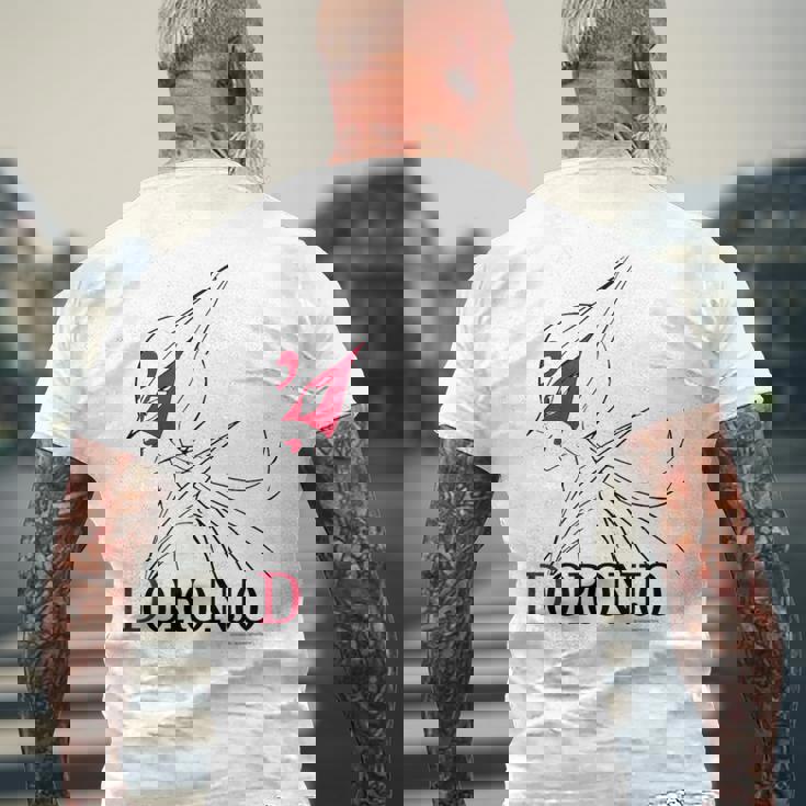 ドロンジョデザインm ホワイト メンズTシャツ バックプリント 高齢者への贈り物